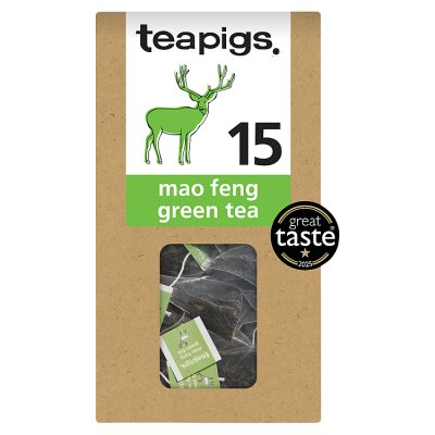 Teapigs 15 Mao Feng Green Tea Temples, 37.5g