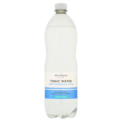 Waitrose Sugar Free Mediterranean Tonic Water   1 litre