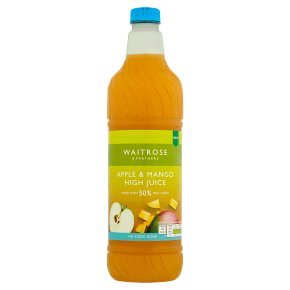 Waitrose No Added Sugar Apple & Mango High Juice 1L