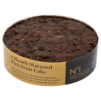Waitrose No.1 Matured Rich Fruit Cake 800g