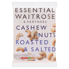 Waitrose Essential Roasted Salted Cashew Nuts 200g