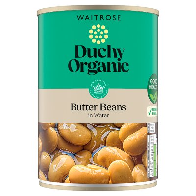 Waitrose Duchy Organic Butter Beans 400g