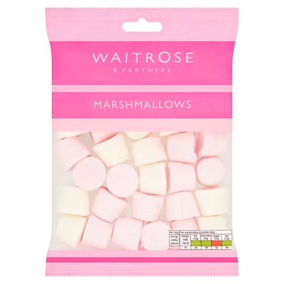Waitrose Pink and White Marshmallows, 200g