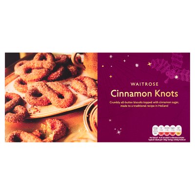Waitrose Christmas Cinnamon Knots 150g