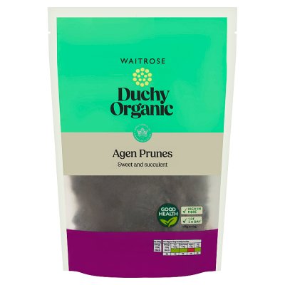 Waitrose Duchy Organic Agen Prunes 250g