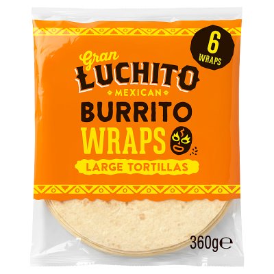 Gran Luchito 6 Burrito Wraps 360g