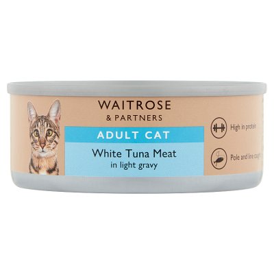 Waitrose White Tuna In Gravy  80g