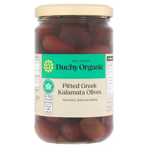 Duchy Organic Pitted Kalamata Olives  160g