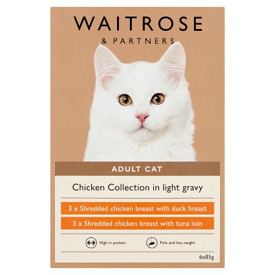 Waitrose Chicken Collection in Gravy 6 x 85g