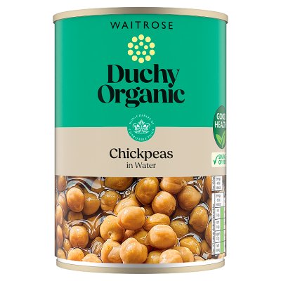 Waitrose Duchy Organic Chickpeas in Water, 400g