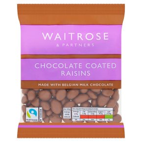 Waitrose Chocolate Coated Raisins 135g