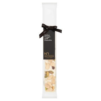 Waitrose No.1 Italian Nougat with Pistachio 100g