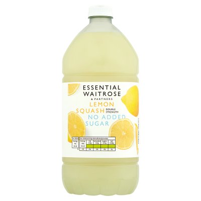 Waitrose  Essential No Added Sugar Lemon Squash  1.5 litre