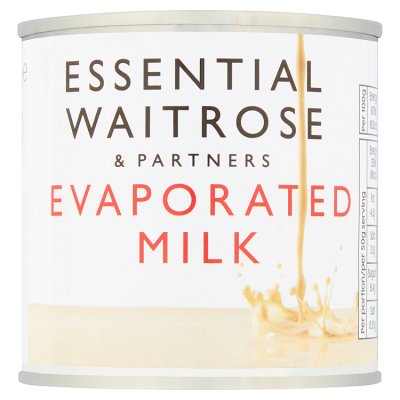 Waitrose Essential Evaporated Milk   170g