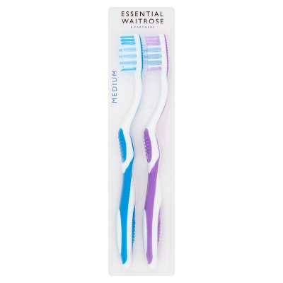 Waitrose Essential Flexi Toothbrushes 2s
