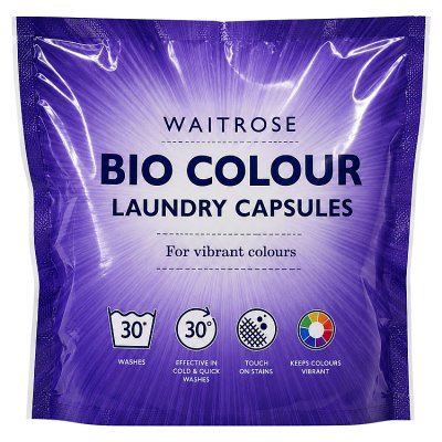 Waitrose Bio Colour Laundry Capsules  570g