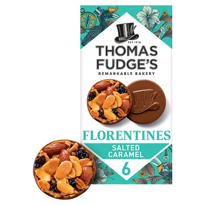 Thomas Fudge's Salted Caramel Florentines, 114g