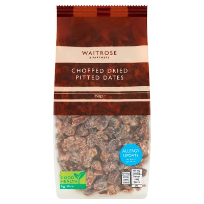 Waitrose Chopped Dried Pitted Dates, 250g