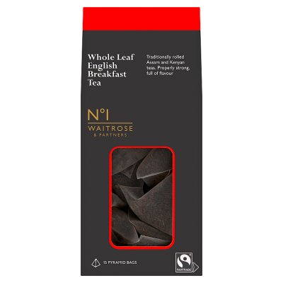 Waitrose No.1 English Breakfast 15 Tea Bags 50g