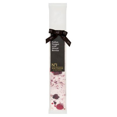 Waitrose No.1 Mixed Berry Italian Nougat 100g
