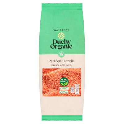 Duchy Organic Red Split Lentils, 500g