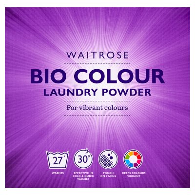 Waitrose Colour Bio Laundry Powder 27w  1.35Kg