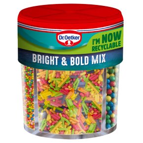 Dr Oetker Bright & Bold Mix Sprinkles 89g