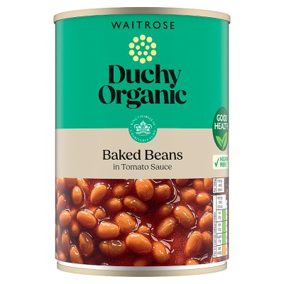 Waitrose Duchy Organic Baked Beans in Tomato Sauce, 420g