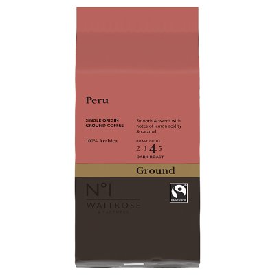 Waitrose No.1 Peru Ground Coffee 227g