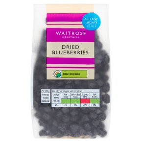Waitrose Dried Blueberries 100g