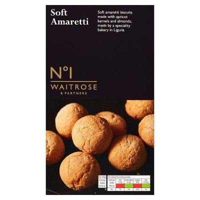 Waitrose No.1 Soft Amaretti 140g