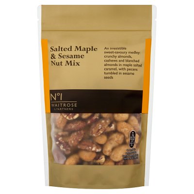 Waitrose No.1 Salted Maple & Sesame Nut Mix 150g