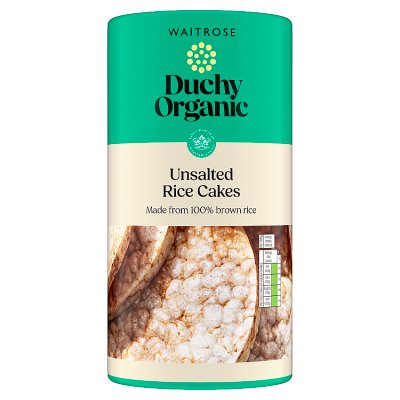 Waitrose Duchy Organic Unsalted Rice Cakes 100g