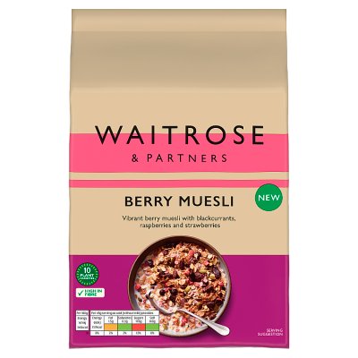 Waitrose Berry Muesli Cereal, 750g