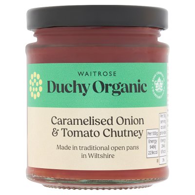 Waitrose Duchy Organic Onion & Tomato Chutney 210g