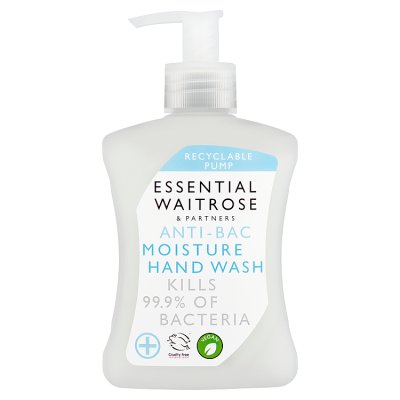 Essential Waitrose Anti Bacterial Moisture Hand Wash  250ml