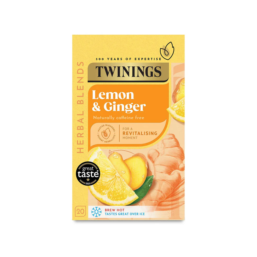 Twinings 20 Lemon & Ginger Tea Bags