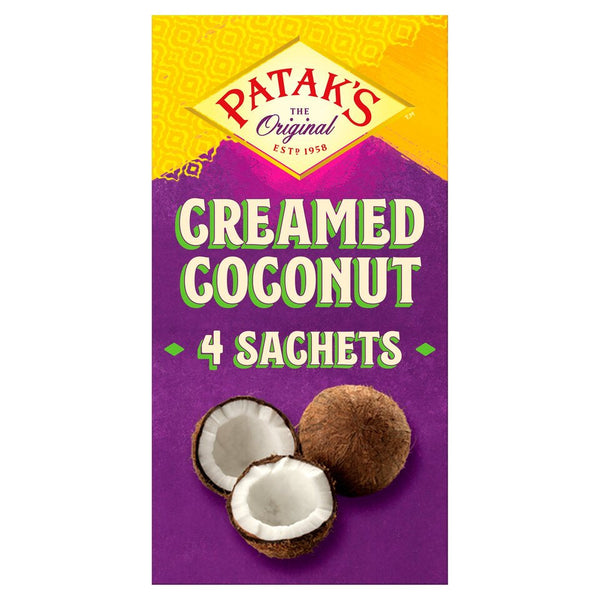 Patak's Creamed Coconut, 4 Sachets