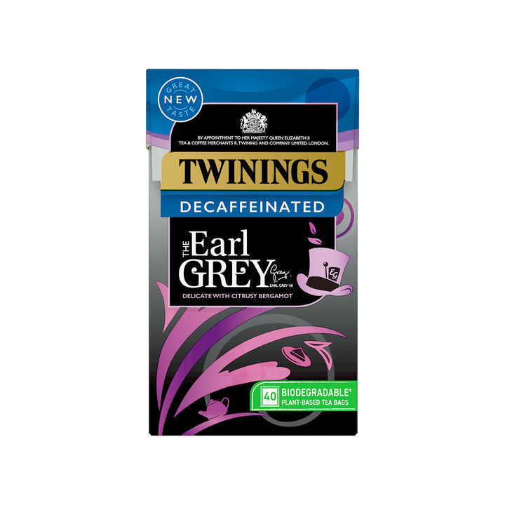 Twinings 40 Earl Grey Decaffeinated Tea Bags