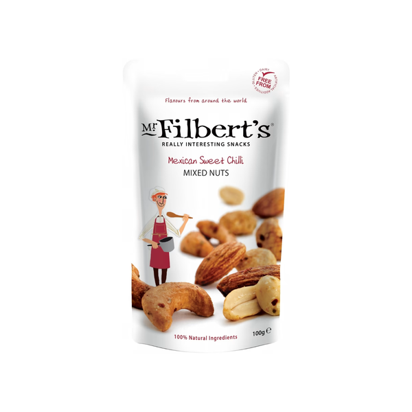 Mr Filbert's Mexican Sweet Chilli Mixed Nuts 100g