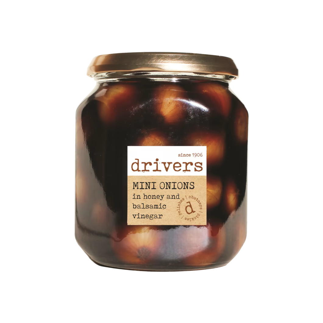 Drivers Mini Onions In Honey & Balsamic Vinegar 550g