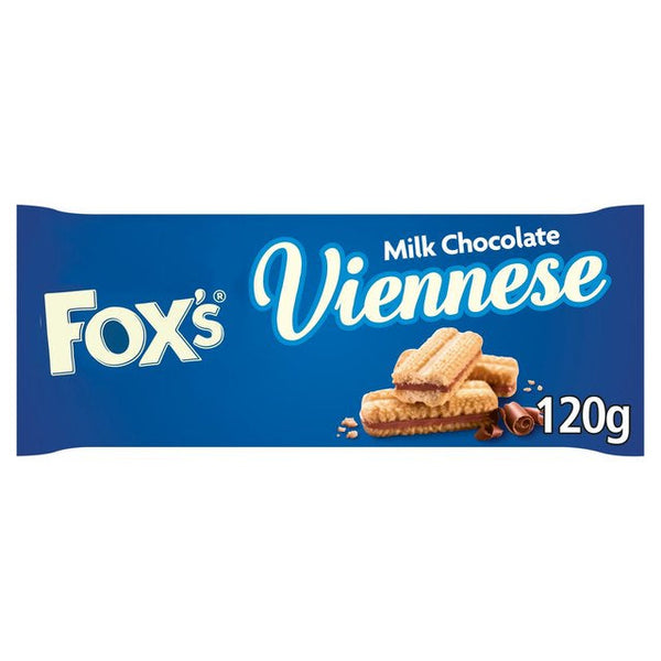 Foxs Milk Chocolate Viennese Biscuits 120g
