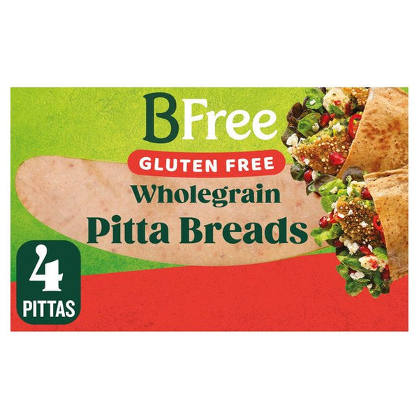 BFree Wholegrain Pitta Breads 4x55g