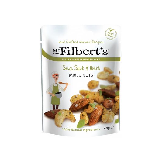 Mr Filbert's Sea Salt & Herb Mixed Nuts 40g