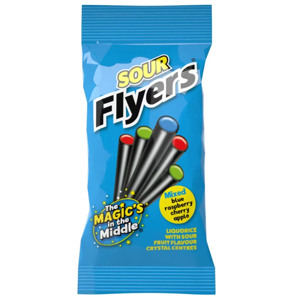 Maxilin Sour Liquorice Flyers, 75g
