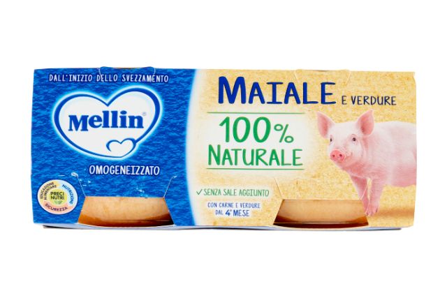 Mellin Pork & Vegetable Puree   2x80g