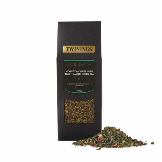 Twinings Morrocan Mint and Rose Green Loose Leaf Tea 100g