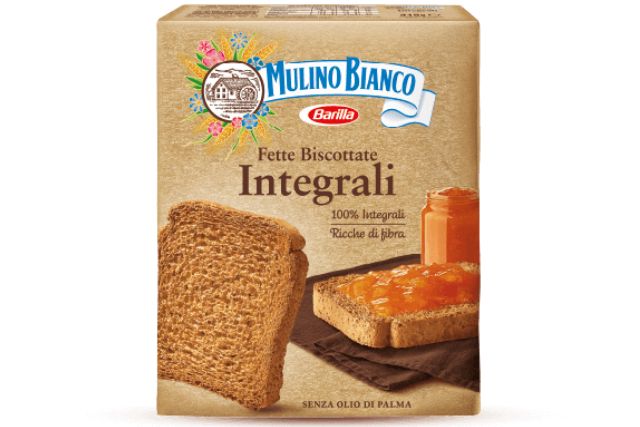 Mulino Bianco Fette Biscottate Integrali   315g