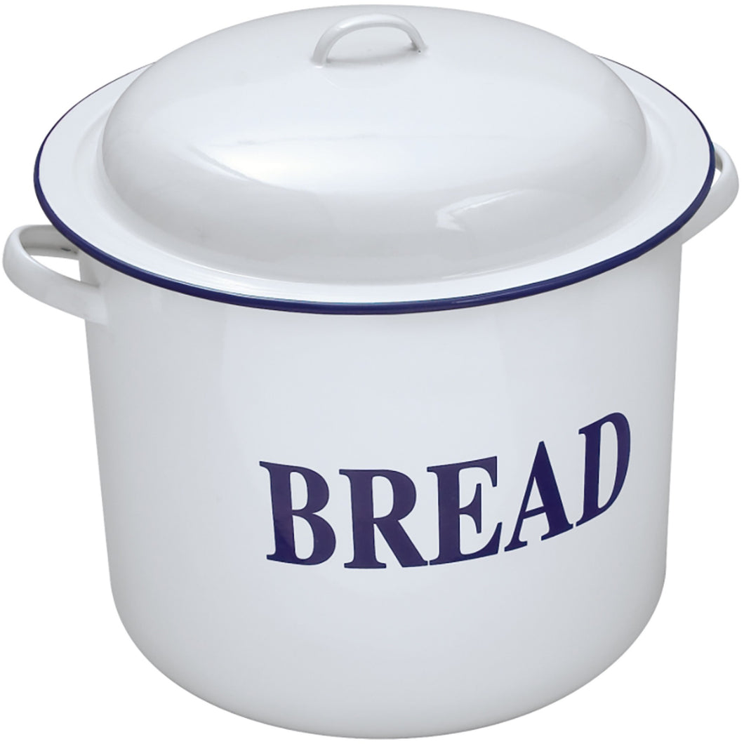 Falcon Enamelware -  Round Bread Bin 28cm