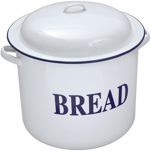 Falcon Enamelware -  Round Bread Bin 28cm